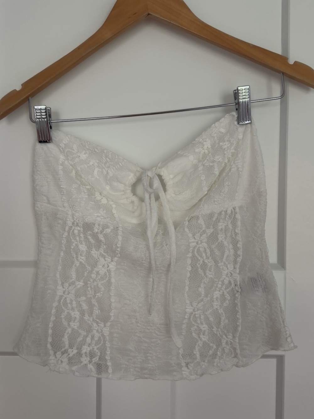 White Lace Maxi Set - WILLOW skirt and Top - Picture 5 of 8